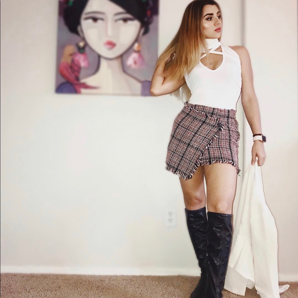 Brand new plaid skirt